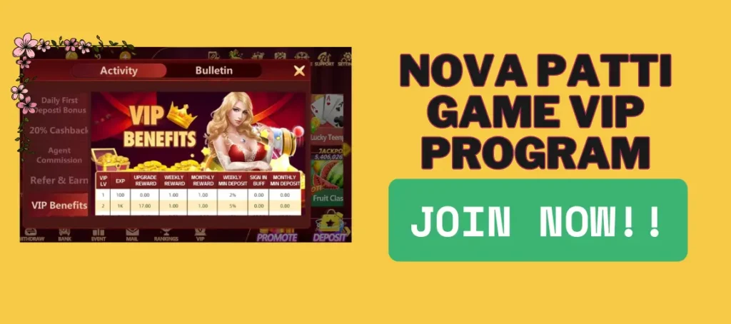 nova patti vip program